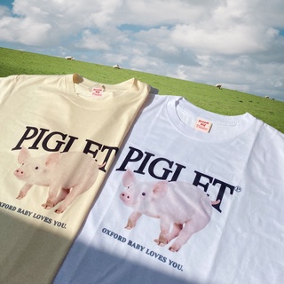 Live179# เสื้อคัตตอล มีหลายสี “piglet” สไตล์เกาหลี Dream Big Tshirt โอเวอร์ไซน์ สาวอวบใส่ได้ พร้อมส่ง คอกลม ผ้านุ่ม