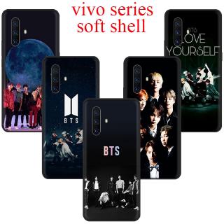 เคสโทรศัพท์แบบนุ่ม bts น่ารักสําหรับ vivo y 11 y 17 y 5 s y 53 y 55 s y 69 y 71 y81 s y 91c