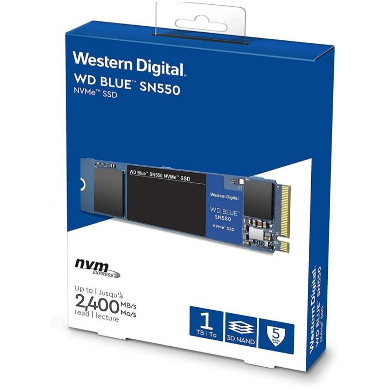WD BLUE SN550 1tb SSD NVMe M.2 2280  ของใหม่มือหนึ่ง ประกันศูนย์ itcity 5ปี พร้อมส่ง
