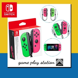 nintendo switch joy con splatoon ( ชมพู เขียว )