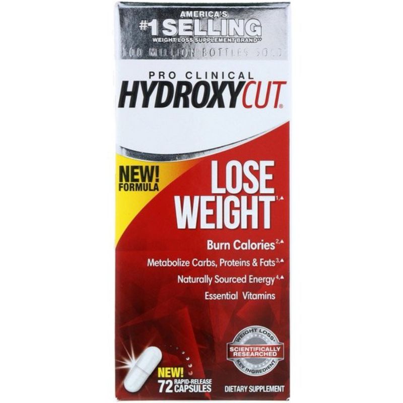 Hydroxycut, Pro Clinical Hydroxycut, Lose Weight, 72 Rapid-Release Capsules