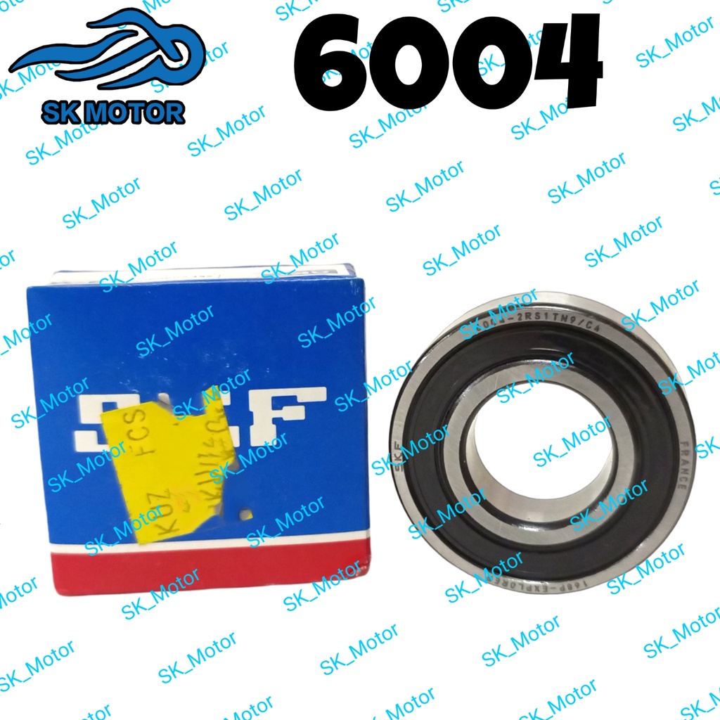 SKF Explorer 6004-2RS1 TN9 C4 ไฟเบอร์แบริ่ง 20x42x12