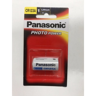 ของแท้1,000,000% ถ่าน Panasonic CR123A Lithium 3V. Exp.03/2030 ถ่านกล้องถ่ายรูป ใช้ถ่านแท้ ช่วยถนอมอายุกล้องถ่ายรูปนะคะ