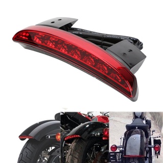 Motorcycle LED Tail Light Lamp Cafe Racer Rear Fender Edge Brake Taillight For Harley Touring Sportster XL 883 1200