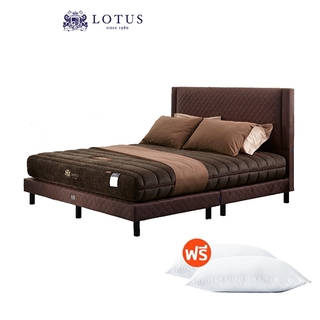 LOTUS ที่นอนยางพารา (สเปคนุ่มกำลังดี) รุ่น Nodic หนา 9 นิ้ว ฟรี หมอนหนุนกันไรฝุ่น ส่งฟรี