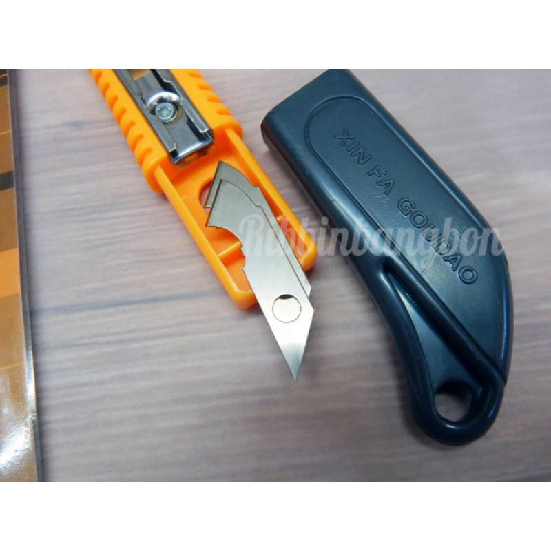 คัตเตอร์ตัดแผ่นอะคริลิค ตัดพลาสติก แถมใบ 2ใบ - รูปที่ 2