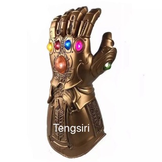 ถุงมือทานอส มีไฟ มีเสียง ขยับนิ้วได้ Thanos Infinity Gauntlet Avenger superhero