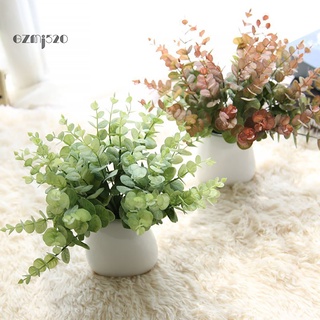 AG 1Pc Artificial Plant Eucalyptus Garden DIY Stage Party Festival Craft Decoration