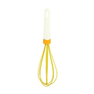 ที่ตีไข่ซิลิโคน PENGUIN KSA26 สีเหลือง เครื่องครัวและอุปกรณ์อื่นๆ SILICONE WHISK PENGUIN KSA26 YELLOW