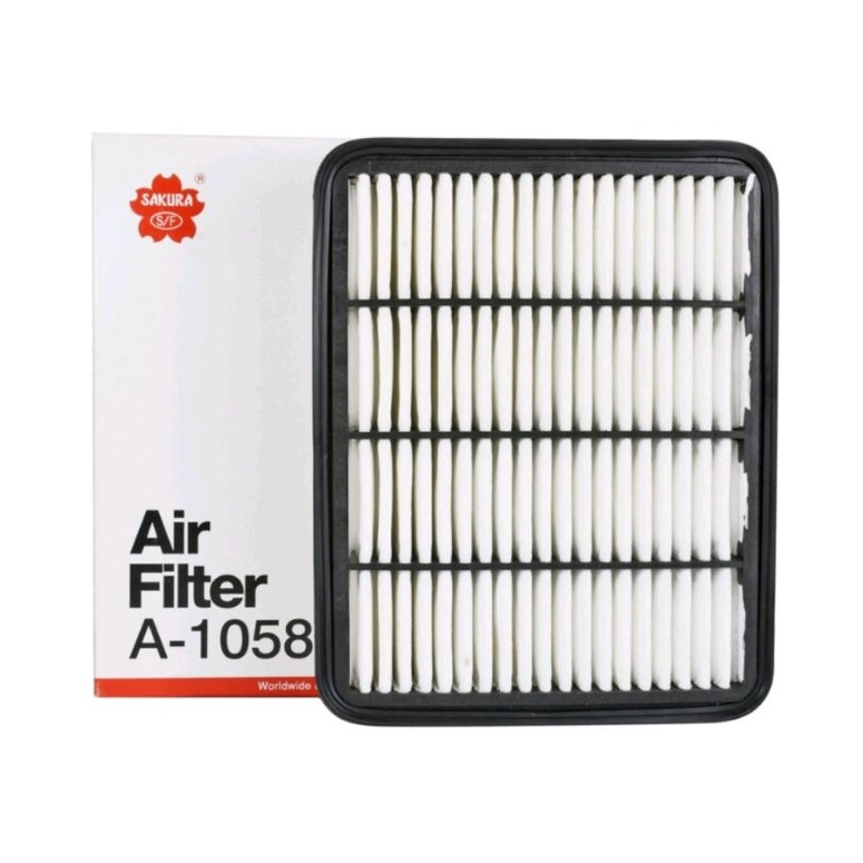 กรองอากาศ FIGHTER 96-05 2.5D WL  สี่เหลี่ยม SAKURA