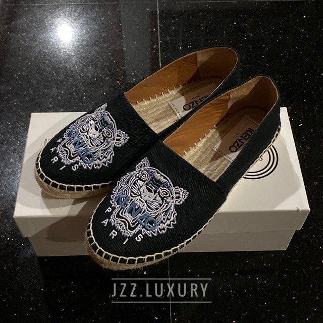 (ของแท้/พร้อมส่ง)รองเท้า Kenzo Tiger espadrilles #size37