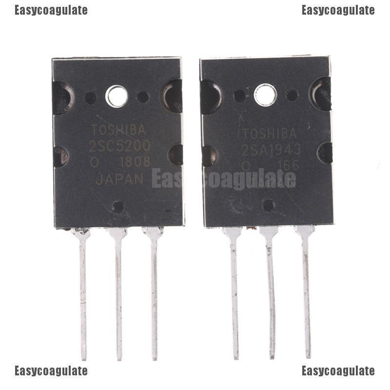 1pair 2SA1943 &amp; 2SC5200 PNP Transistor