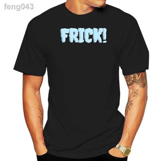 ☍♀❁frick (สีน้ำเงิน) ของขวัญสำหรับผู้ชาย men t shirt Print Funny Tee Man Summer Short Sleeve