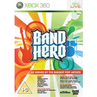 Band Hero xbox360 [Region Free] แผ่นเกมส์Xbox 360 แผ่นไรท์เล่นกับเครื่องที่แปลงแล้ว