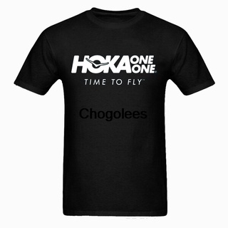 เสื้อยืดแขนสั้นลําลอง ผ้าฝ้าย พิมพ์ลาย Hoka One One แฟชั่นฤดูร้อน สําหรับผู้ชายSize S-5XL