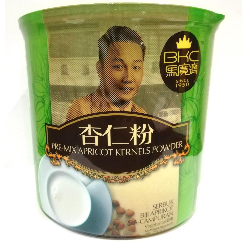 ผงอัลมอนด์  BKC Pre-mix Apricot Kernels Powder (Almond Powder) Product of malaysia halal