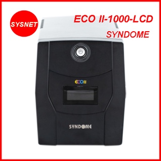 syndome เครื่องสำรองไฟฟ้า รุ่น ECO II-1000-LCD (1000VA/630WATT)