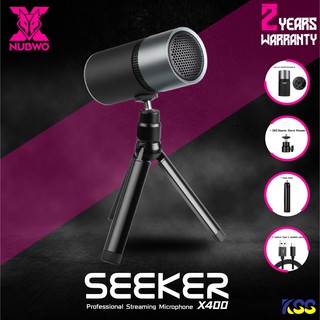 Nubwo X400kit Seeker ไมโครโฟนสำหรับสตรีมมิ่ง แคสเตอร์ เกมเมอร์