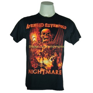 AVENGED SEVENFOLD เสื้อวง อะเว็นจด์เซเวนโฟลด์ A7X เสื้อวินเทจ เสื้อยืดไซส์ยุโรป SPX1265