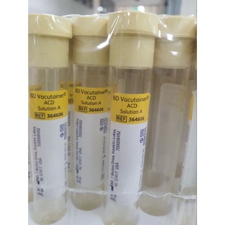 แพค100หลอดPRP; ACD Solution A Blood Collection Tube ขนาดบรรจุ 100 หลอด