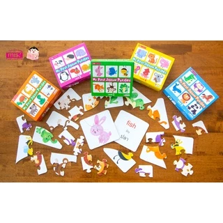 MISBOOK ชุด จิ๊กซอว์ 5 ระดับ กระดาษหนา สำหรับน้อง 1-6 ปี - My First Jigsaw Puzzles