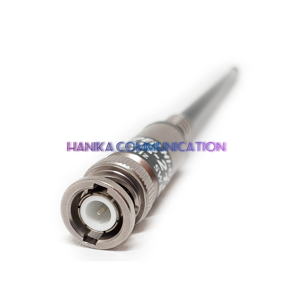 Hitam D เสาอากาศ GNR-21P เสาอากาศ HT VHF BNC ชาย Icom V80 DJ-196 สีดํา GNR21