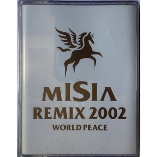 Cassette Tape เทปคาสเซ็ตเพลง Misia อัลบั้ม Remix 2002 World Peace 2ม้วนคู่ ลิขสิทธิ์ ซีล