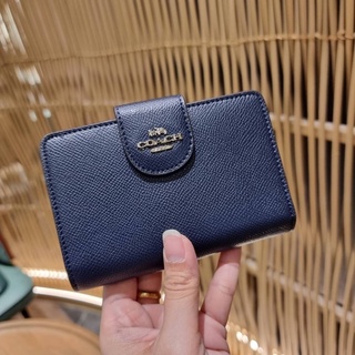 📮ส่งฟรี ‼️ COACH 6390 MEDIUM CORNER ZIP WALLET