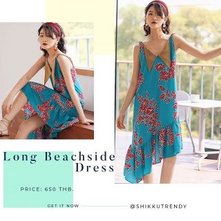 Long beach side dress เดรสไปทะเล ชิลล์ๆ