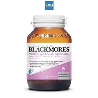 Blackmores Marine Collagen Absolute 60 capsules - แบลคมอร์ส มารีน คอลลาเจน แอปโซลูท 60 แคปซูล(ผลิตภัณฑ์เสริมอาหาร)