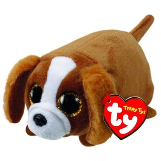 TY ตุ๊กตา ทีวาย SUZIE - brown/white dog tty