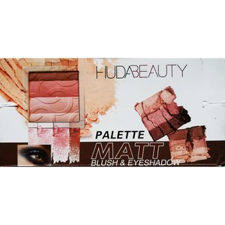 HUDABEAUTY Palette Matte Blush&amp;Eyeshadow