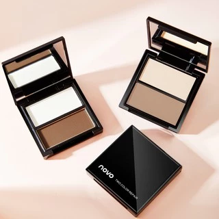 เฉดดิ้งไฮไลท์ Novo [5369] Shading Highlight คอนทัวร์หน้าแบบตลับ พร้อมกระจกในตัว