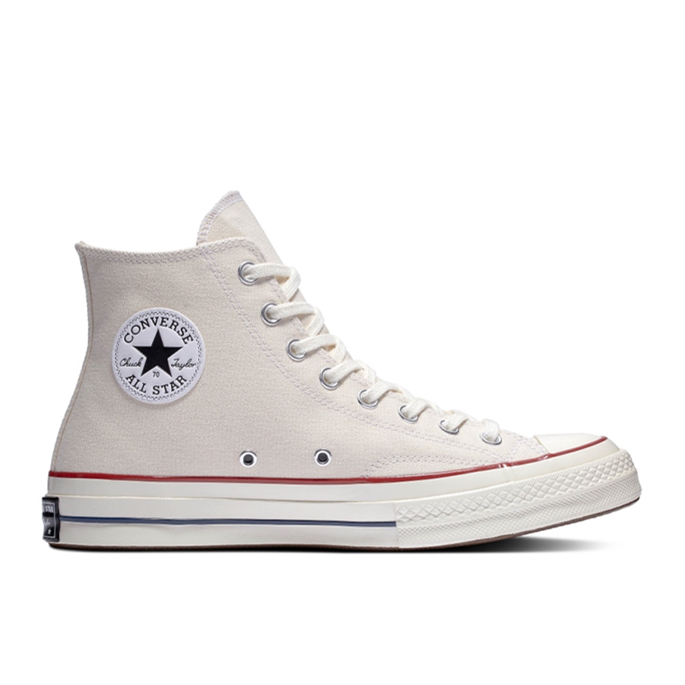 Converse Chuck Taylor All Star 70 hi (Classic Repro) - Parchment สีขาวครีม รองเท้า คอนเวิร์ส แท้ รีโปร 70 หุ้มข้อ