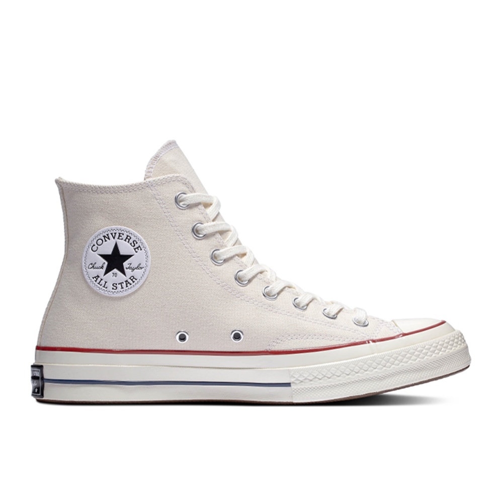 [ลด30% เก็บโค้ด 2509FASHDD] CONVERSE Chuck 70 hi - Parchment ขาวครีม 162053C รองเท้า คอนเวิร์ส แท้ รีโปร 70 หุ้มข้อ