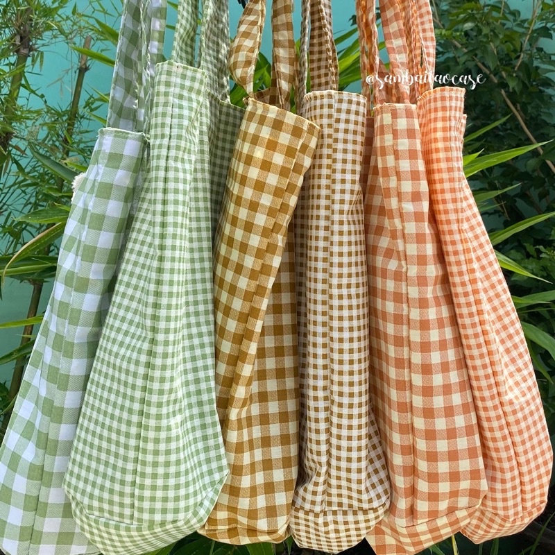 กระเป๋าลายสก็อต ลายตาราง กระเป๋าน่ารักๆ 𝑐𝑎𝑓𝑒' ℎ𝑜𝑝𝑝𝑖𝑛𝑔 🍵 🍃