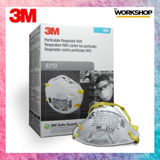 3M รุ่น 8210 ป้องกันป้องกันฝุ่น ละออง ฟูมโลหะ (1กล่องมี 20 ชิ้น)