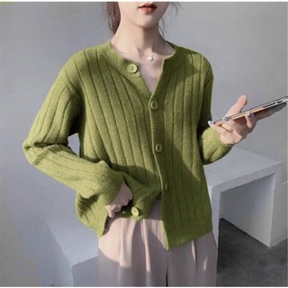[พร้อมส่ง] เสื้อคลุมกันหนาว ไหมพรม.