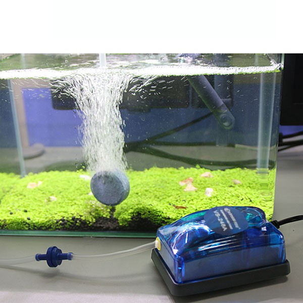 VIPSUN VS 248A 3W, 3.5L PHUT เครื่องเติมอากาศตู้ปลาขนาดเล็ก คุณภาพดี เงียบสุดๆ ฟรีสาย+เม็ดฟู่