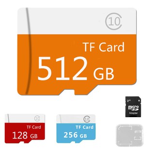 เครื่องอ่านการ์ด Micro SD TF 128GB 256 512GB พร้อมที่ใส่ และที่ใส่