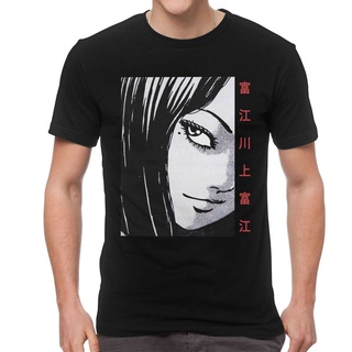 เสื้อยืดแขนสั้น ผ้าฝ้าย 100% พิมพ์ลายอนิเมะ Tomie Junji Ito สไตล์ฮาราจูกุ สตรีท สําหรับผู้ชาย