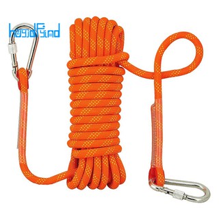 (hu) เชือกปีนเขาเส้นผ่าศูนย์กลาง 12 มมกับ 2 carabiners 10 เมตร