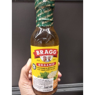 Bragg Ginger&amp;Sesame Dreszing&amp;Marinadeน้ำสลัด รสขิงและงาผสมน้ำส้มสายชูตากแอปเปิล 354มล. ราคาพิเศษ