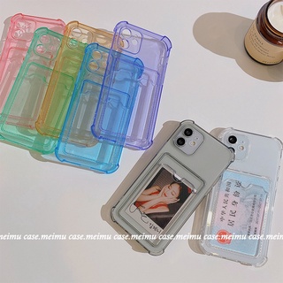 เคส Samsung S21 FE S20 Ultra S20 Plus S21 Plus Ultra A10s A02s A02 M02 Phone Case Card Package Color Fluorescent Transparent Shell Silicon Soft TPU Fashion Casing Protection Anti-fall Back Cover