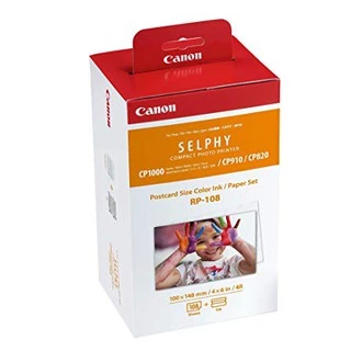 Canon Paper&INK RP-108 (108/Pack) For SELPHY CP กระดาษพร้อมหมึก