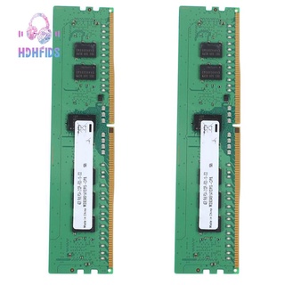 หน่วยความจําเซิร์ฟเวอร์ DDR4 4GB 1RX8 PC4-2133P-RD0-10-DC0 2133MHz 1.2V 288PIN ECC REG DIMM 2 ชิ้น