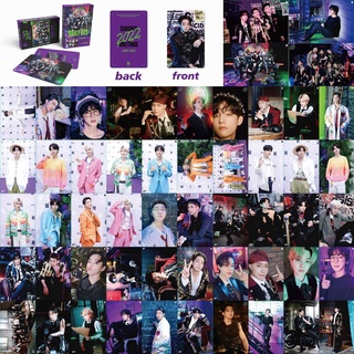 【Fast delivery】Kpop 2022 Seasons การ์ดอวยพร Lomo การ์ดอวยพร 55ชิ้น