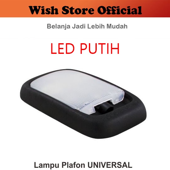 Putih ไฟเพดานรถยนต์/โคมไฟห้องรถยนต์ Universal LED Cabin สีขาว Honda,Toyota, Suzuki Etc...
