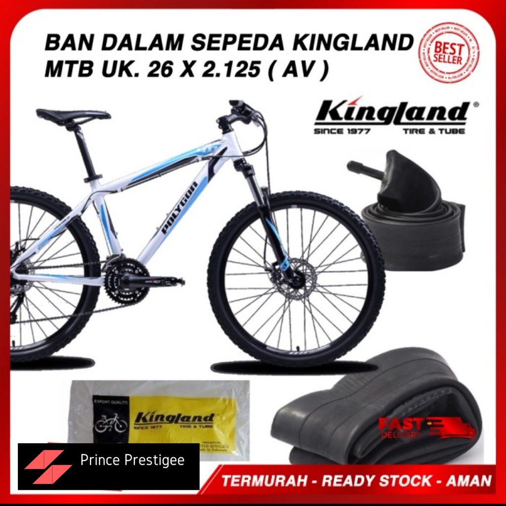 KINGLAND 26 x 2.125 ยางในจักรยาน AV 26 x 2125 MTB ยางในจักรยาน