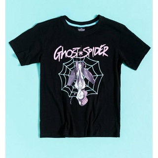 [S-5XL] เสื้อยืด ผ้าฝ้าย แบบนิ่ม พิมพ์ลาย Spider Gwen Ghost Spider สวมใส่สบาย สําหรับผู้ชาย